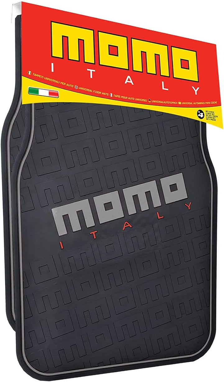 MoMo cm009bg Teppich PVC, schwarz/grau, Norme