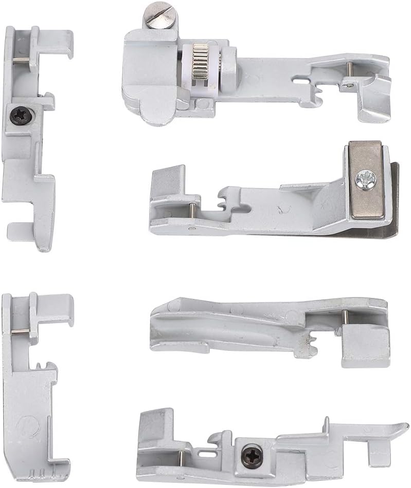 6PCS Overlock Machine Presser Feet Set Nähen Presser Foot Set Singer 14U 14CG754 14SH654 Nähmaschine