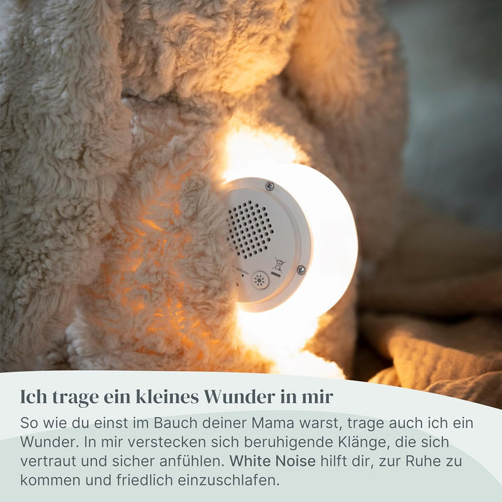 Baby's Only - Bibi das Kuschelkaninchen - Einschlafhilfe - Spieluhr Baby - White noise - Kuscheltier