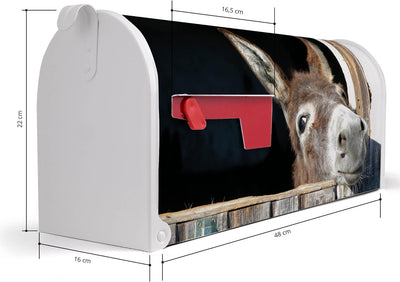 banjado® Amerikanischer Briefkasten - US Mailbox/Letterbox mit Motiv Nicki 51x22x17cm - Postkasten S