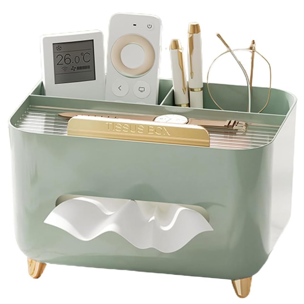 Multifunktionaler Taschentuchbox-Halter, Taschentuchspender, Taschentuchbezug-Nachttisch-Organizer,