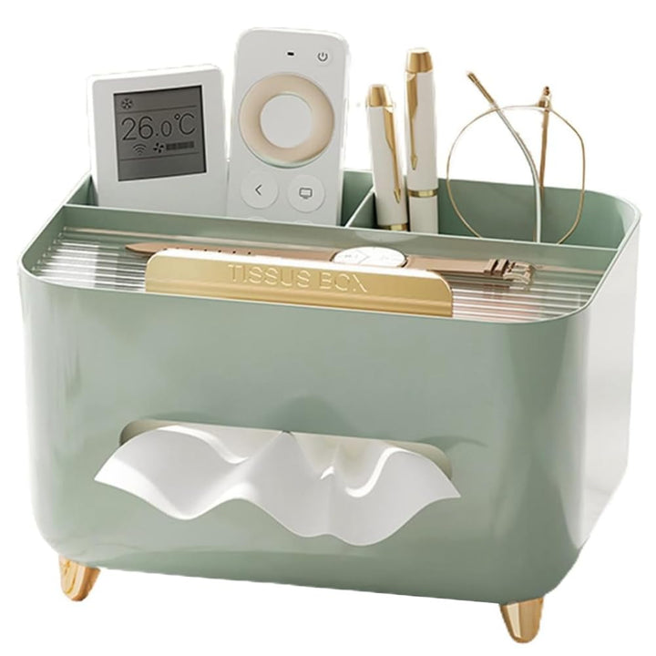 Multifunktionaler Taschentuchbox-Halter, Taschentuchspender, Taschentuchbezug-Nachttisch-Organizer,