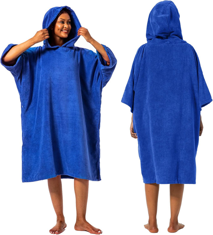 Winthome Poncho Schnelles Trocknen, Badeponcho Strand Umziehhilfe, Surf Poncho Leichtgewicht mit Tas