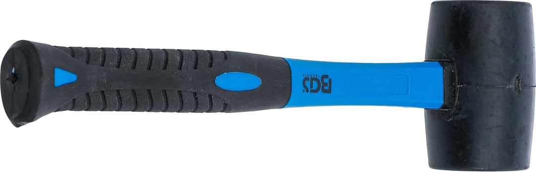 BGS 1960 | Gummihammer | Fiberglasstiel | schwarzer Kopf | Ø 50 mm | 280 g, 280 g