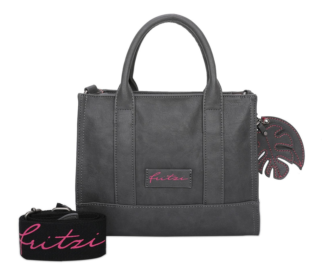 Fritzi aus Preussen Damen Eco Square Handtasche Anthra Einheitsgrösse, Anthra Einheitsgrösse