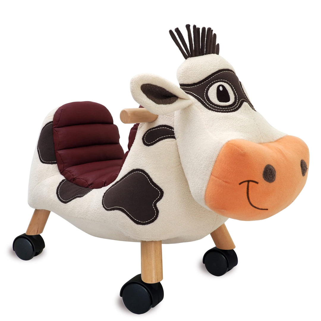 Little Bird Told Me Ride On Toy for 1 Year Old Kids Toddlers Toys for Girls & Boys Soft Animal Cow T