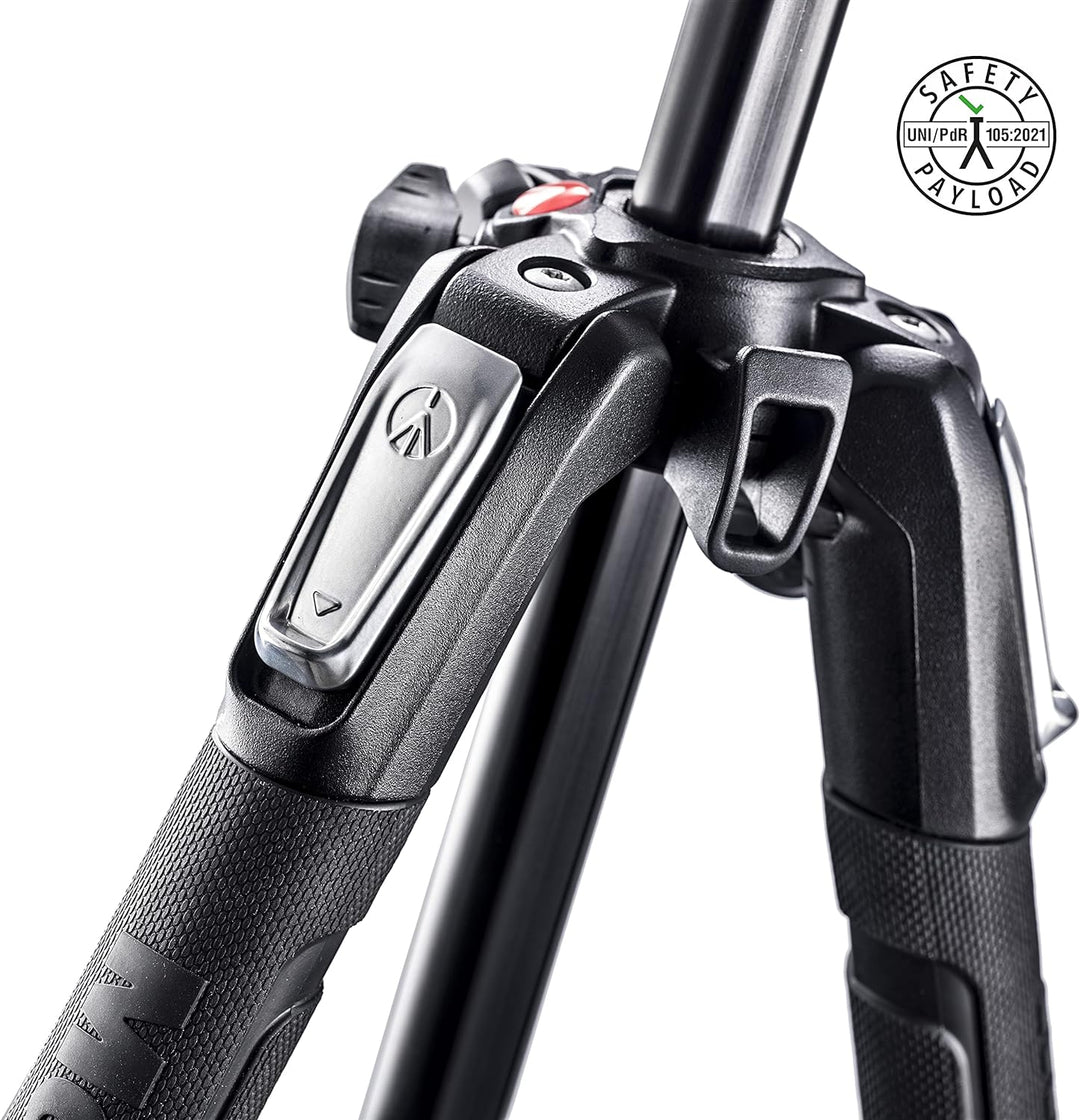 Manfrotto 190X 3 Beinsegmente Aluminium Stativ Tripod, Tripod