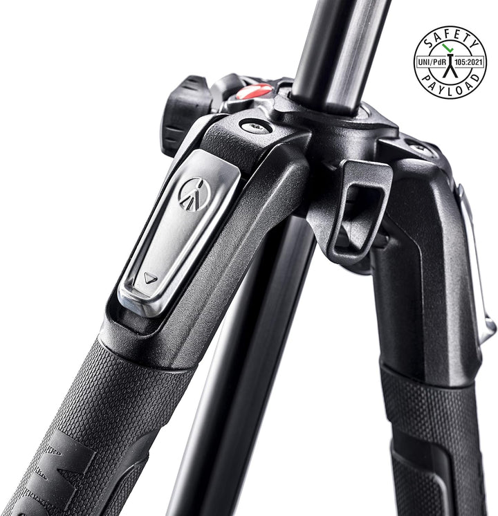 Manfrotto 190X 3 Beinsegmente Aluminium Stativ Tripod, Tripod