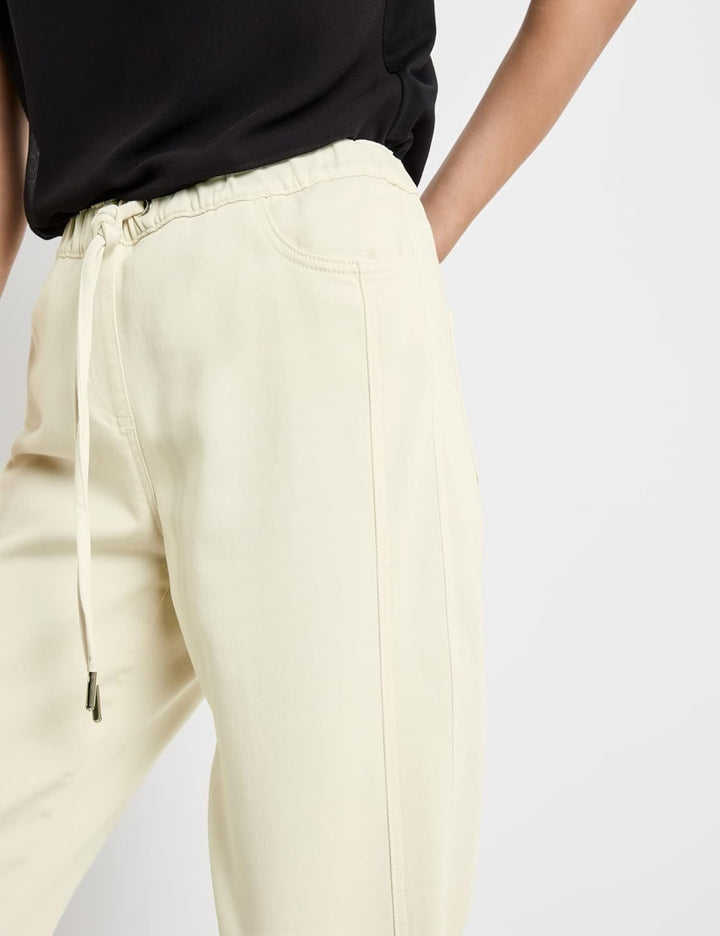 Taifun Damen Hose, Light Creme