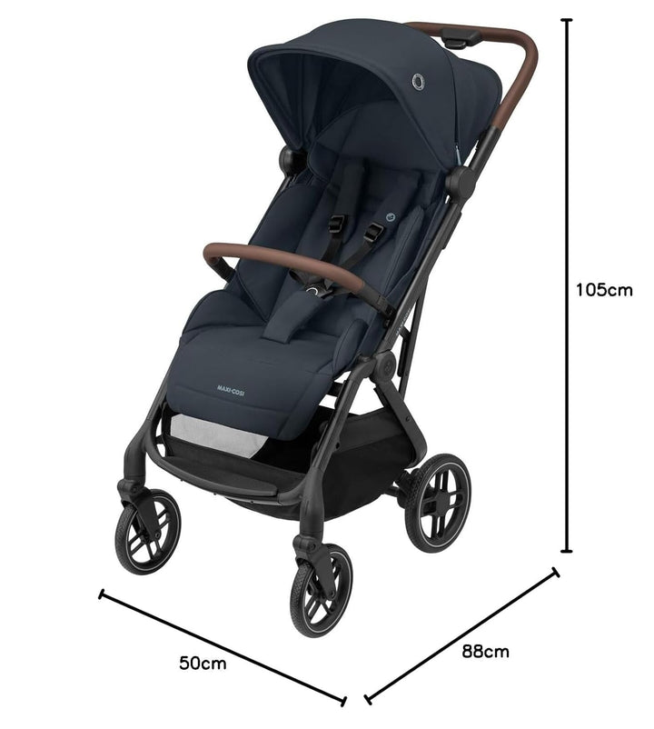 Maxi-Cosi Soho Kinderwagen, 0–4 Jahre, 0–22 kg, ultrakompakt Buggy, Automatischen Einhand-Klappmecha