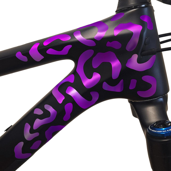 Riesel Design ® Fahrrad Aufkleber Set, 20 x 15 cm, Sticker Kit für Rahmen und Helme, Witterungsbestä