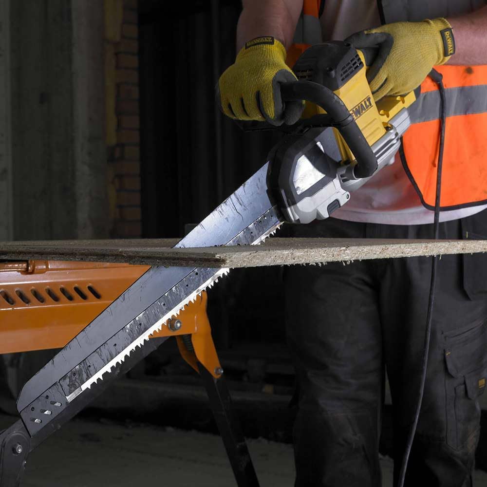 DeWalt Alligator-Spezialsägeblätter (Arbeitslänge 430 mm, Zahnmaterial: HSS, Universalblatt für Hart