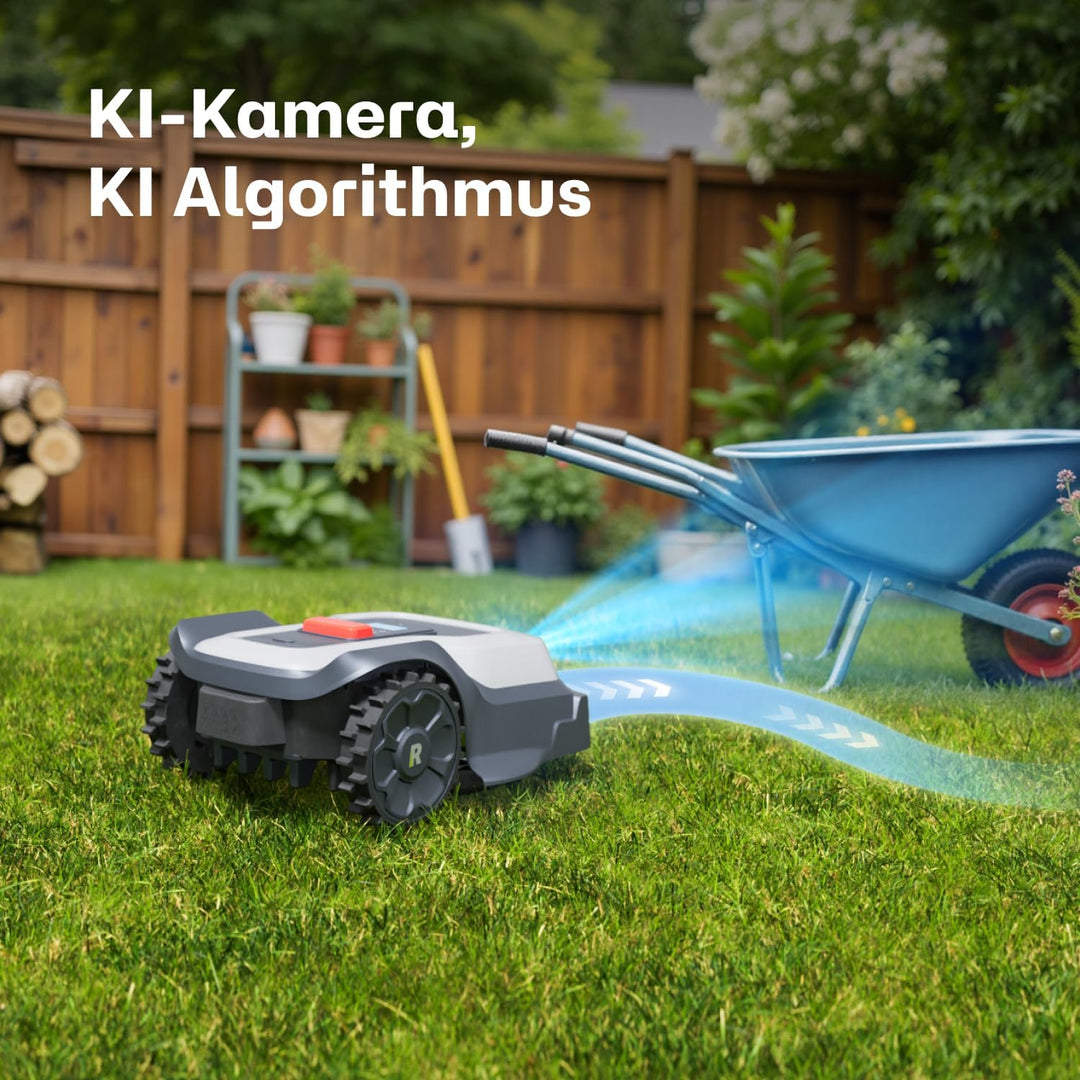 T600 Mähroboter ohne Begrenzungskabel für 800㎡, RTK Gesteuerter Rasenmäher Roboter, Automatische u.