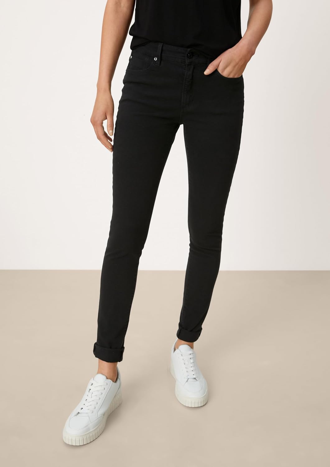s.Oliver Jeans Izabell/Skinny Fit/Mid Rise/Skinny Leg 34 Schwarz, 34 Schwarz