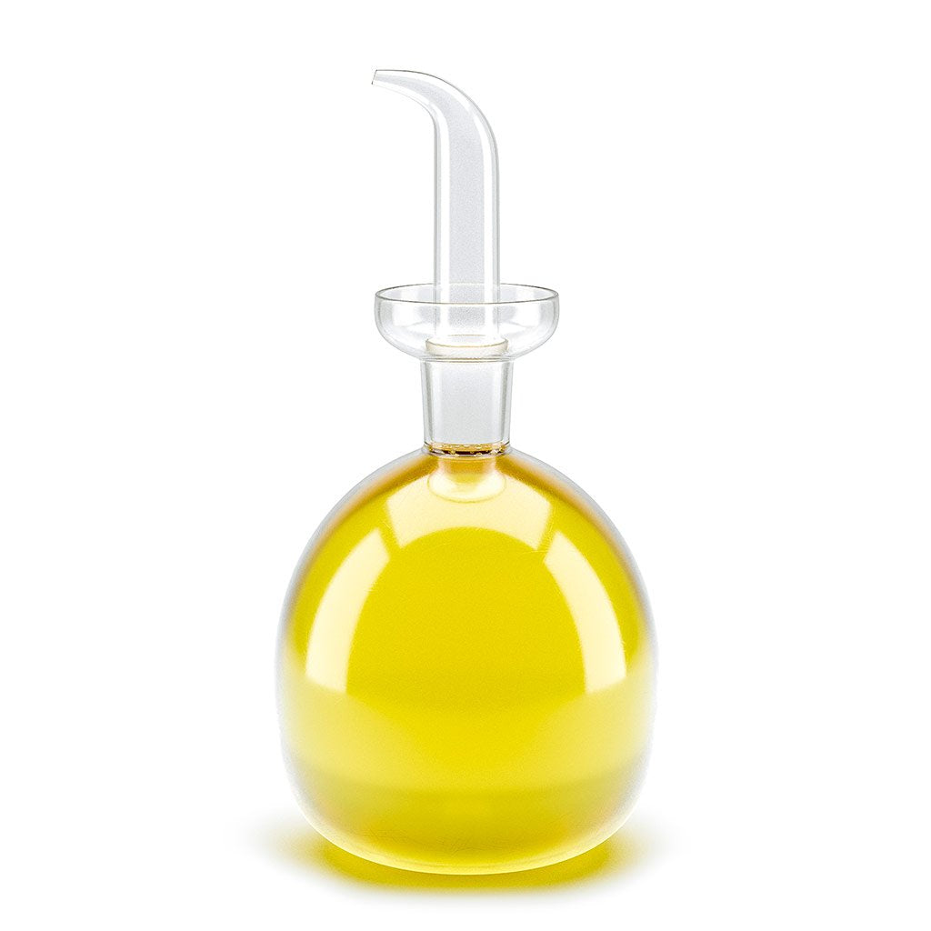 balvi - Basics Ölspender aus durchsichtigem Glas und einem Fassungsvermögen von 500 ml. Mit Tropfsch