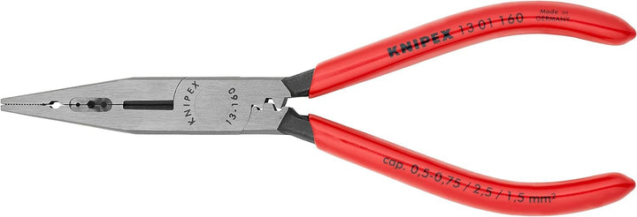 Knipex Verdrahtungszange schwarz atramentiert, mit Kunststoff überzogen 160 mm (SB-Karte/Blister) 13