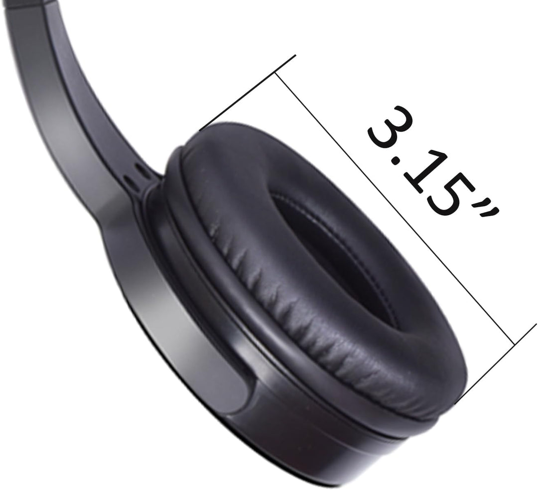 Funkkopfhörer für Fernseher, On-Ear Kabelloser TV Kopfhörer mit Reichweite 100 m, Plug-n-Play, Keine