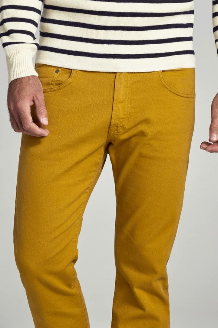 Armor Lux Herren Lougre Klassische Hose, Camel