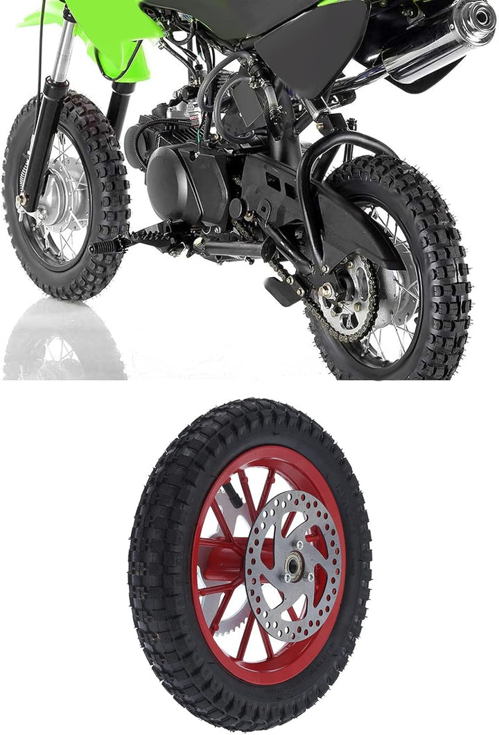 Pocket Bike Hinterrad, Rostschutz Anti-Rutsch-Rad 12,5 x 2,75 Zoll/31,8 x 7,0 cm für 47 cc 49 cc 2-T