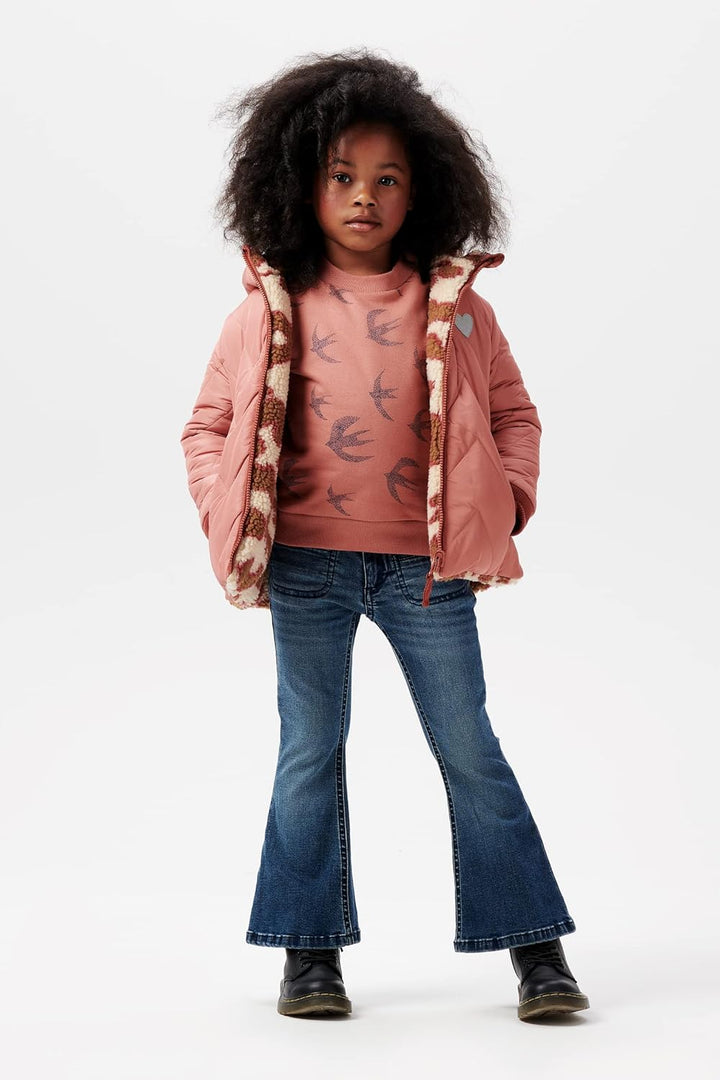 Noppies Mädchen Girls Jacket Nieuwaal Reversible Kinder Winterjacke 92 Cedar Wood - P894, 92 Cedar W
