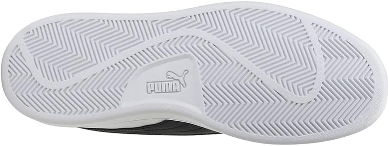 PUMA Unisex Smash V2 L Sneaker 40 EU Puma White Puma Black, 40 EU Puma White Puma Black