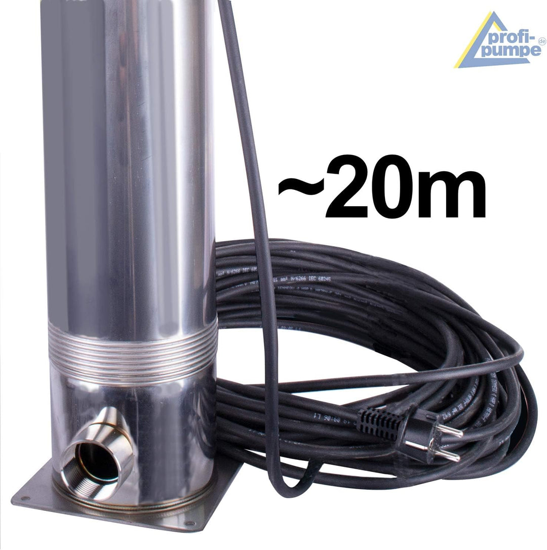 Regenwasserpumpe Tauchpumpe Tauchdruckpumpe Zisternenpumpe Regen-Star-Automatic 600, 20m Kabel, Zist