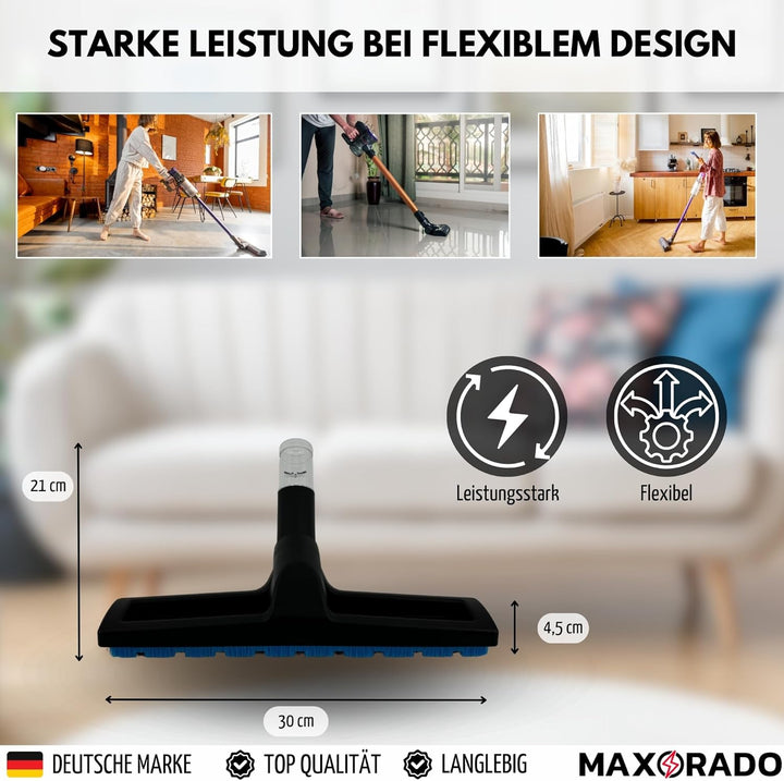Parkettdüse Hartbodendüse Staubsaugerdüsee Düse für Staubsauger kompatibel mit Dyson V6 Top Dog Tota