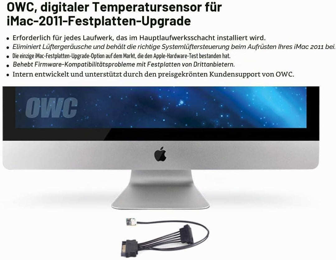 OWC Inline-HDD-Upgrade-Kabel für den digitalen Thermosensor für iMac 2011 (OWCDIDIMACHDD11)