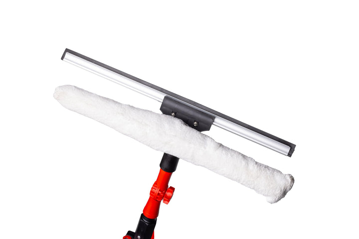 BoomDing Abzieher für Glatte Oberflächen mit Frottee-Aufsatz | 40 cm breit | kompatibel zu unserer T