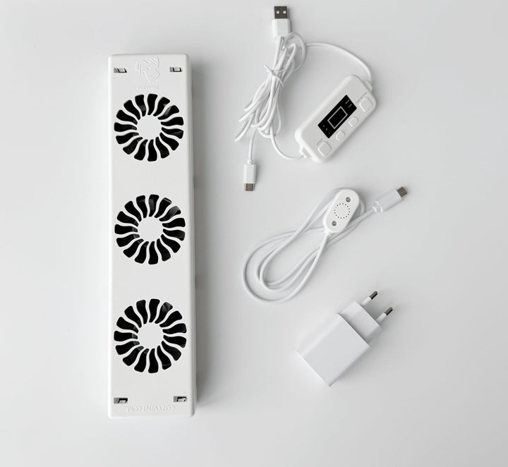 Heizkörper Ventilator mit Control Sensor - Mono-Set (1x), Heizungsventilator, Heizungsventilator mit