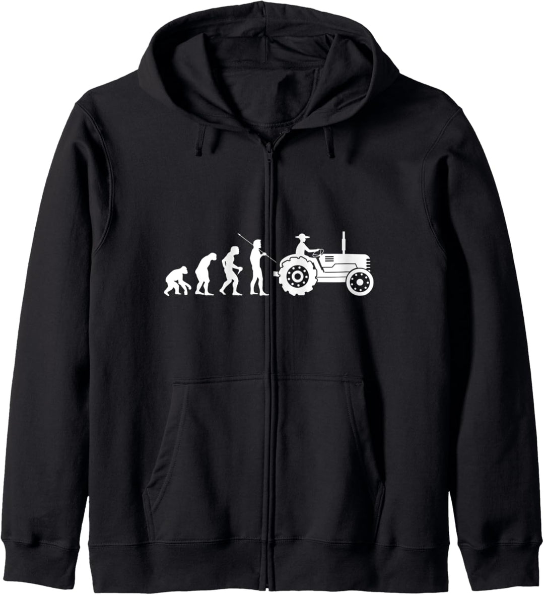 Traktor Landwirt Evolution Geschenk Agrar Bauernhof Stall Kapuzenjacke