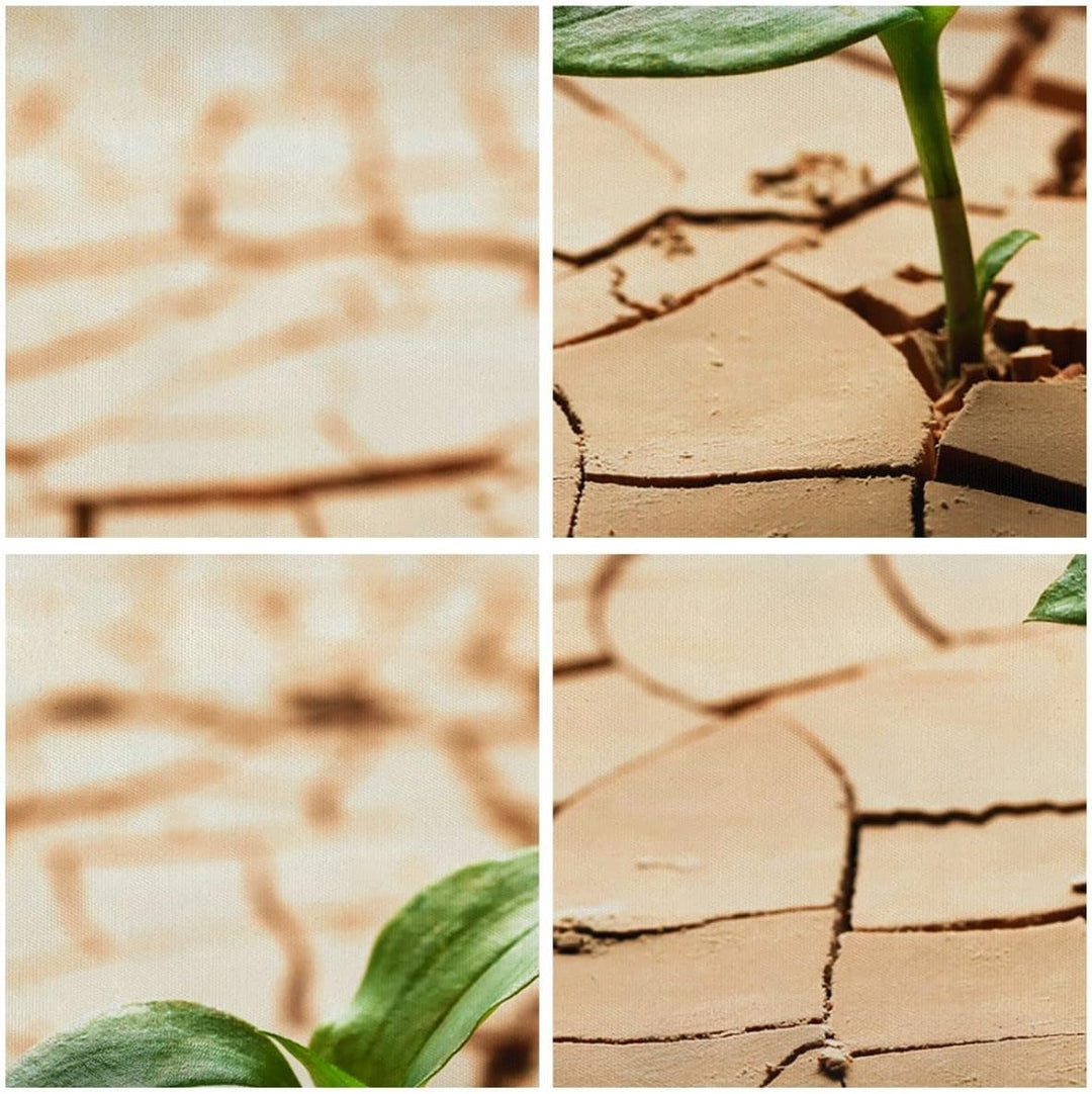 Bilder auf Leinwand 100x70cm Leinwandbild mit Rahmen Wüste Erde Umwelt Gross Wanddeko Bild Schlafzim
