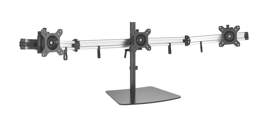 HFTEK 3-Fach-Monitor Tisch Stand Ständer Halterung Halter Tischhalterung für 3 Bildschirme von 15 –