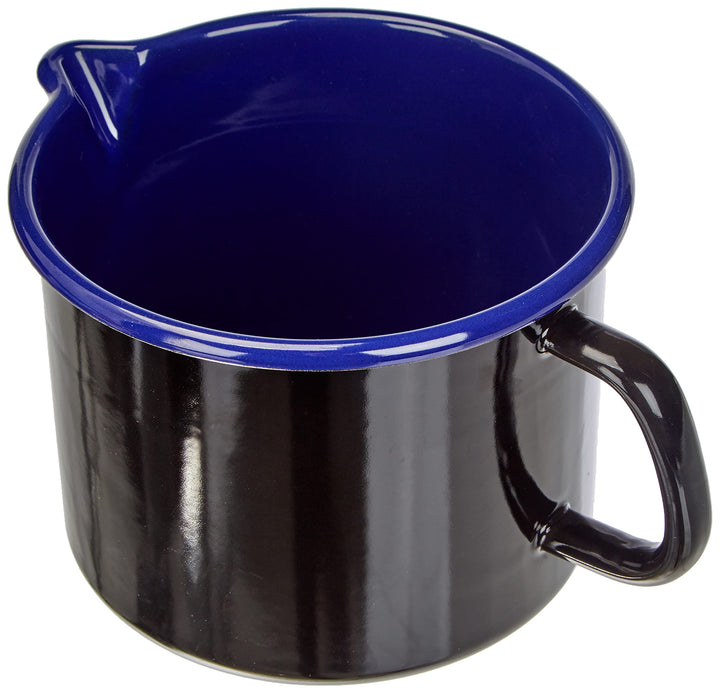Riess, 0054-025, Schnabeltopf schwarz-blau 16, CLASSIC - HOTEL PROFI SCHWARZ/BLAU, Durchmesser 16 cm
