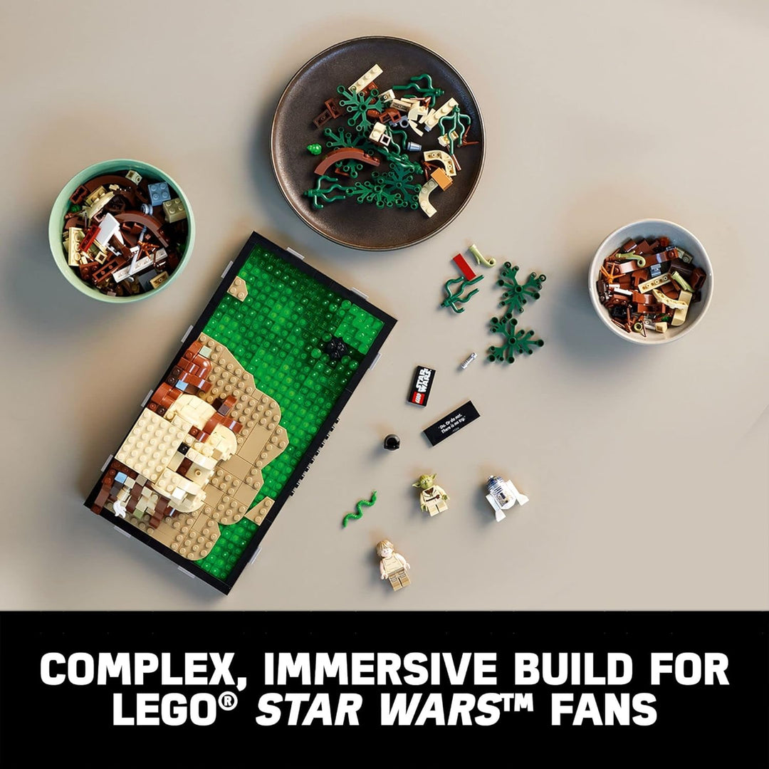 LEGO Star Wars Dagobah Jedi Training Diorama 75330 Building Kit for Adults; Brick-Built Collectible