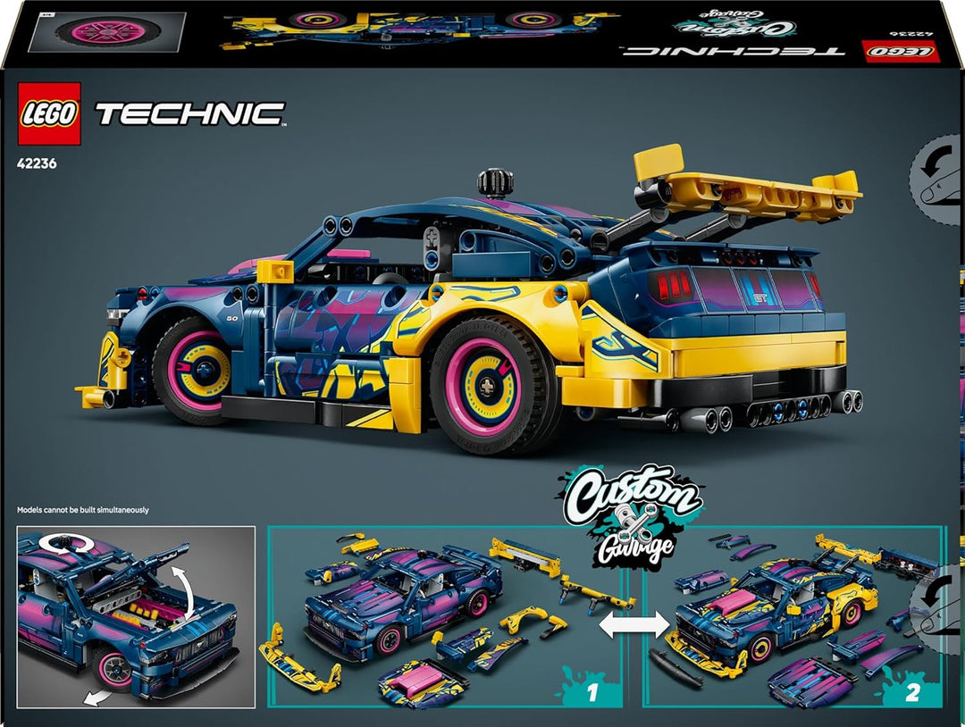 LEGO Technic Ford Mustang GT Auto aus der Tuning-Werkstatt - anpassbares Spielzeugauto - Flitzer mit