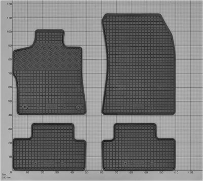 Stylisches Gummi- und Kofferraumwanne Set geeignet für Peugeot 308 Shrägheck ab 2022 - Schützen und