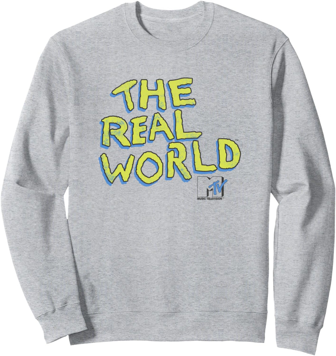 MTV Distressed The Real World Logo Sweatshirt