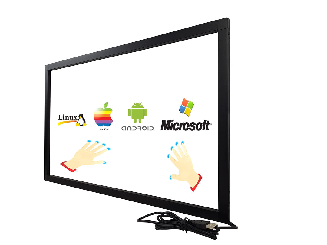 43 Zoll Infrarot-Touchscreen-Rahmen, IR-Touchscreen-Overlay, Touchscreen-Panel, Freier Treiber 43 in