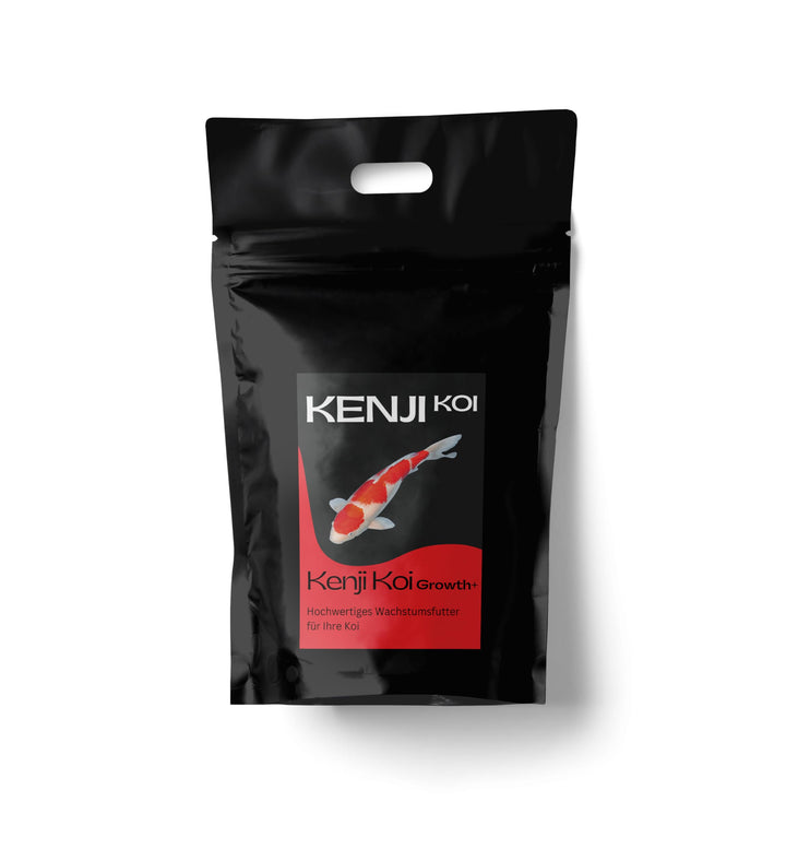 KENJI KOI Growth+ Koifutter 5kg 3mm Wachstumsfutter für den Koi | Schwimmendes Koifutter mit hochwer