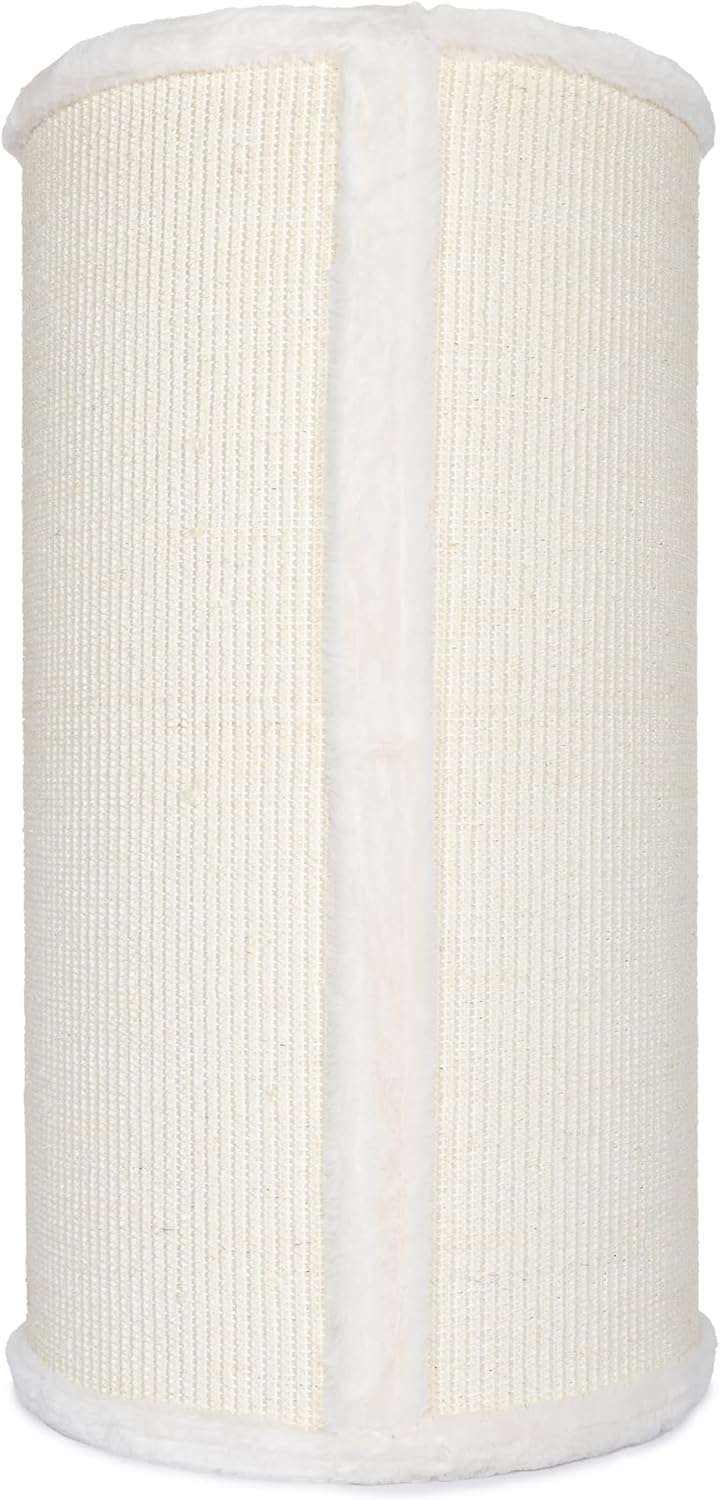 Bontoy Katzenturm Mukki Creme I mit 2 Höhlen I grosse Liegefläche I 75 cm höhe I Stabiler Stand I mi