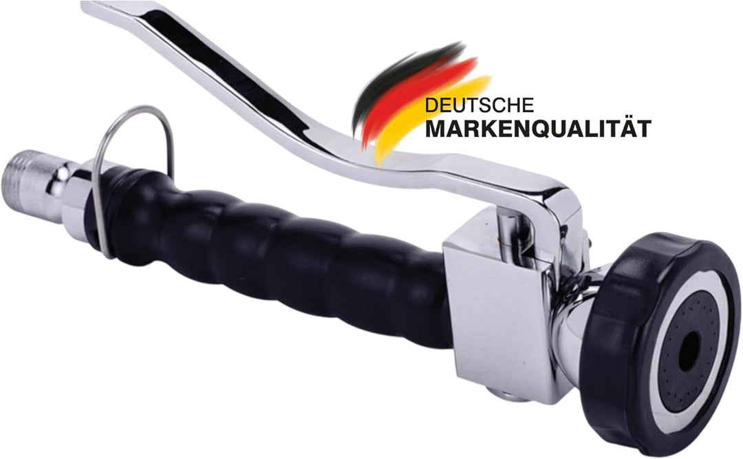 BE-GASTRO I Profi Gastro Handbrause (Schwarz | Blau) inkl. Feststellbügel | 1/2" Standard-AG | Edels