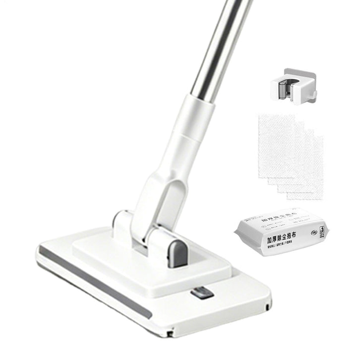 Freihändiger Flachwischer | 360° Drehbarer Wischmopp Mit Tuchwechselfunktion | Multifunktionale Mini