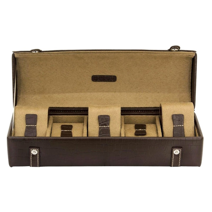 Uhrentruhe Friedrich|23 CROCO FIVE TABACCO