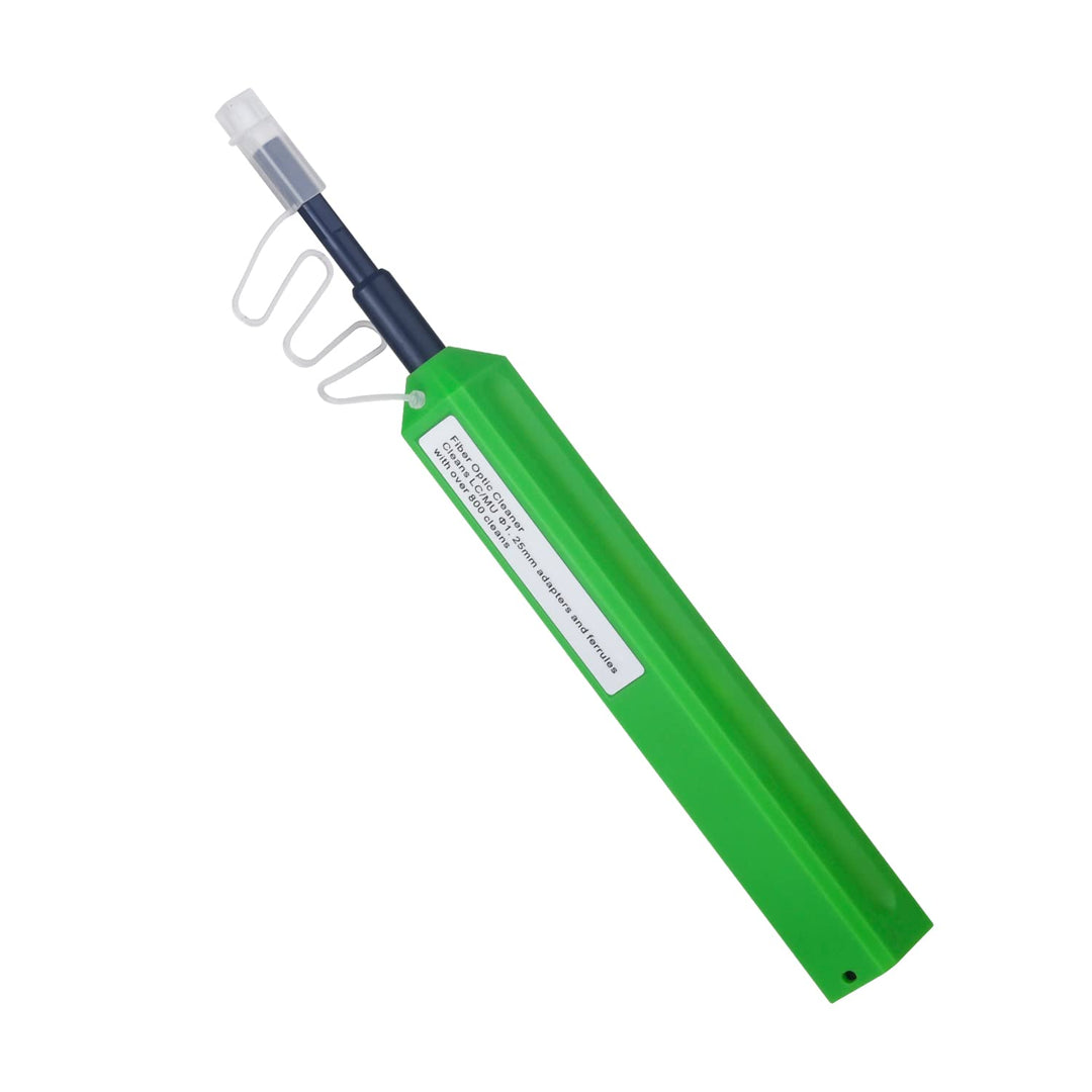 MSDADA 1 Stück Glasfaser Reinigungsstifte für LC/MU Stecker, Fiber Optic Cleaner 800+ Endface und Op