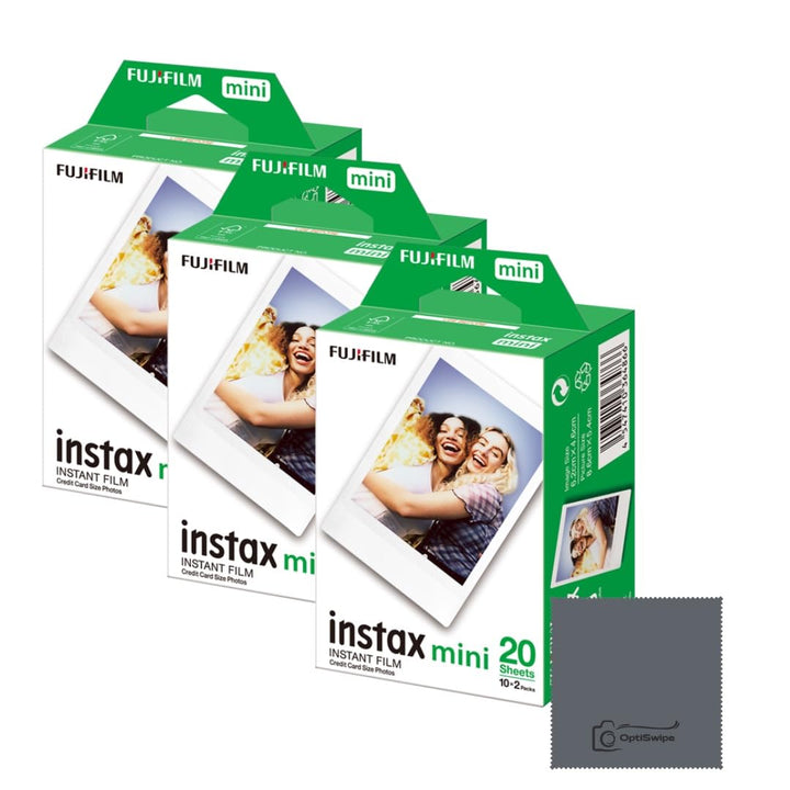 Fujifilm Mini Film: 60 Aufnahmen insgesamt, (10 Blatt x 6) - Multipack für Fujifilm Sofortbildkamera