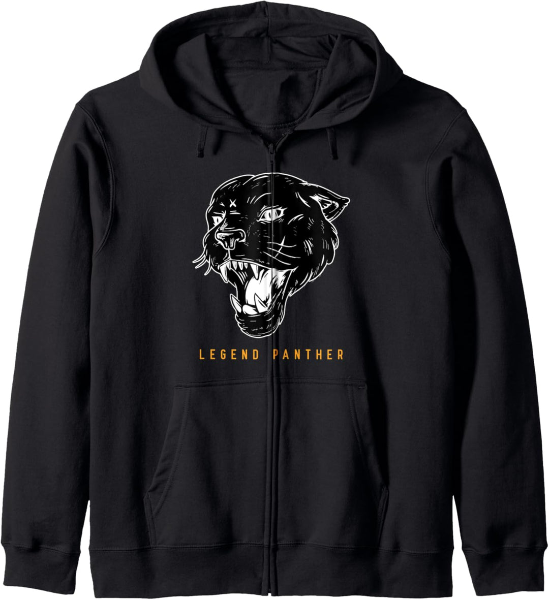 Cool Black Wild Panther Novelty Graphic Tees & Cool Designs Kapuzenjacke