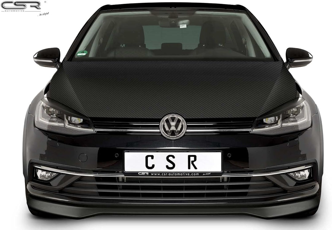 CSR-Automotive Scheinwerferblenden Kompatibel mit/Ersatz für VW Golf 7 (Typ AU) SB301-G