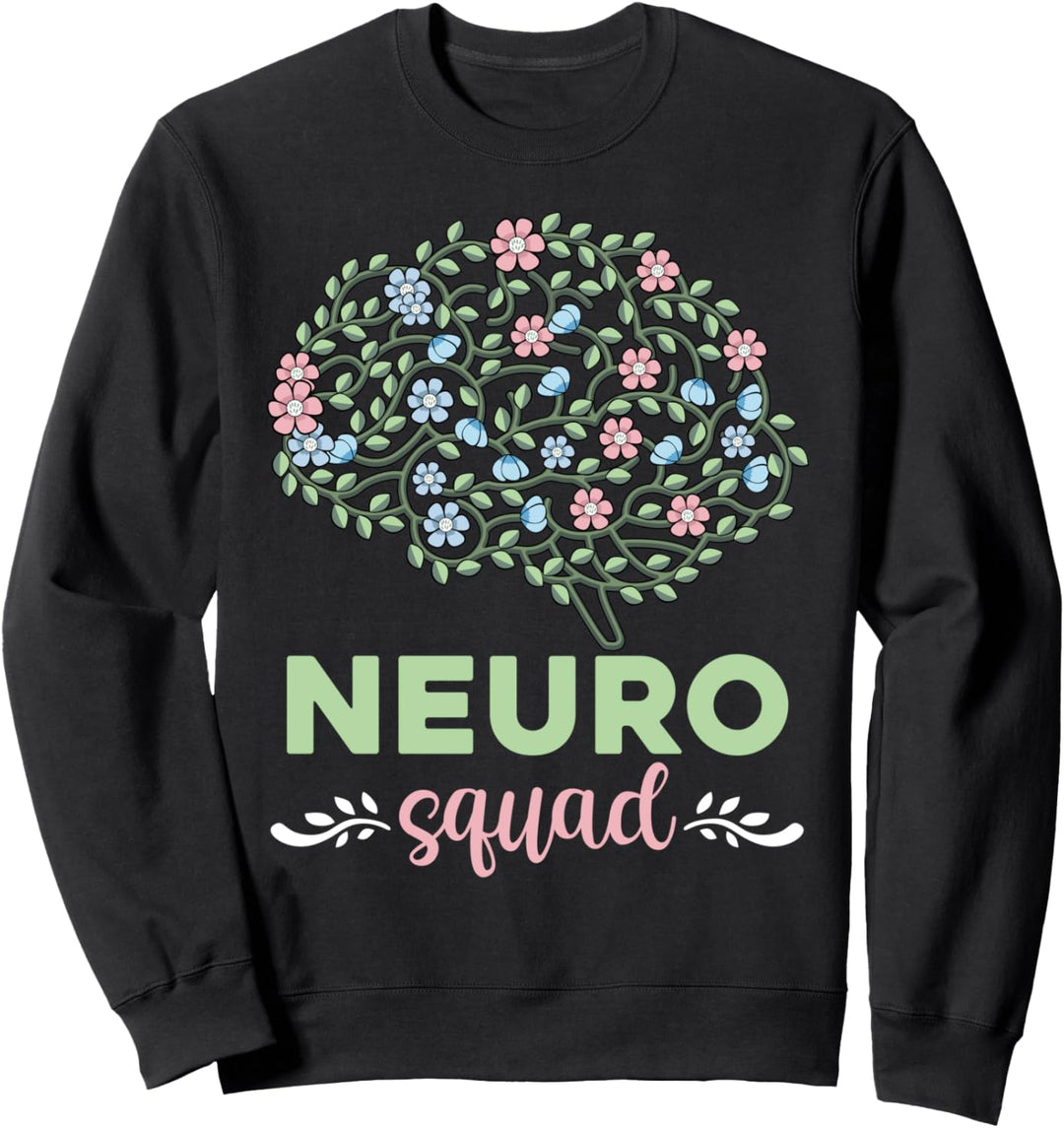 Neuro Squad Gehirn Neurologie Krankenschwester Neurologe Sweatshirt