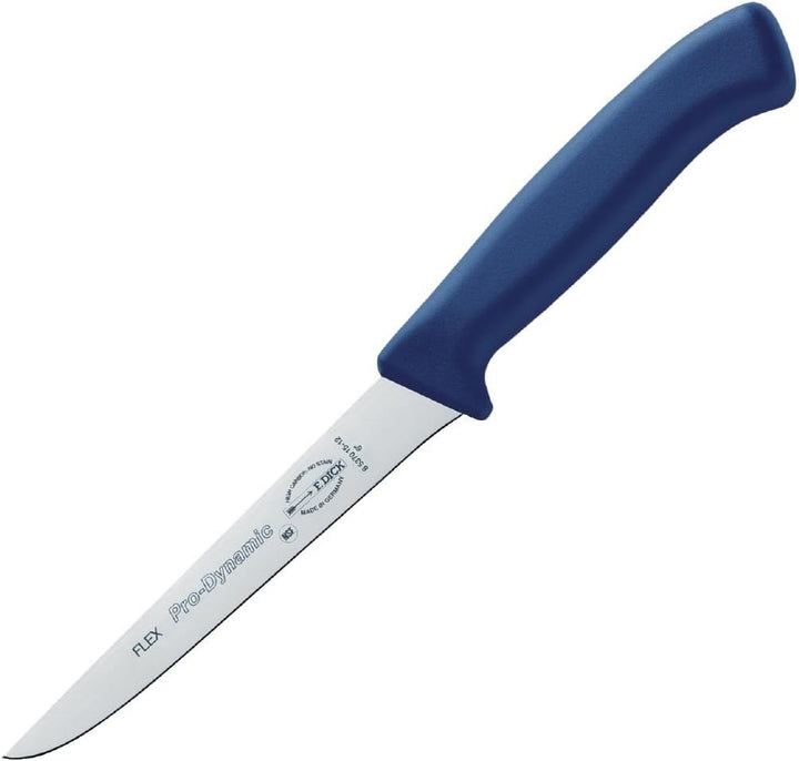 F. DICK ProDynamic Ausbein-/Filetiermesser blau (Klingenlänge 15 cm, Küchenmesser, Klinge X55CrMo14
